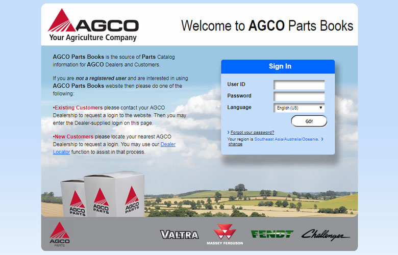 AGCO parts books